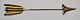 Silver-plated 
Hat needle / 
brooch, shaped 
like an arrow, 
c. 1900. 
Denmark. L .: 
18 ...