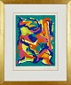 Lithography, 
Passepartout 
with golden 
frame. 
EA, Signed.
Size: 60,5 x 
50 cm (40,5 x 
31 ...