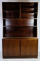 This shelving 
system with 
secretary, 
Model 9, is a 
beautiful 
example of 
Danish 
furniture 
design ...