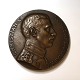Commemorative 
medal. Portrait 
of Christian X. 
King of 
Denmark. 1919. 
Bronze. 
Diameter 51.4 
mm.