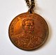 Copper medal, 
for Christian 
IX and Queen 
Louise and 
Crown Prince 
Frederik of 
Denmark. 19th 
...