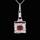 J.G. Toftegård 
Jensen. 
Sterling Silver 
Necklace / 
Pendant with 
Amber.
Designed and 
crafted by ...