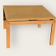 Square coffee 
table in 
lacquered oak 
veneer with 
floating table 
top and fine 
corner joints, 
...