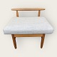 Eivind Johansen 
for FDB 
furniture, 
Stool in gray 
wool and oak. 
Nice condition. 
55x50x44 cm