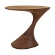 Oval walnut 
lamp table by 
Morten Stenbæk, 
Denmark
Signed Morten 
Stenbæk
H: 47cm. Top: 
54x35cm
