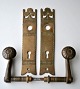 Door handle 
with brass 
fittings. 
Jugend. 20th 
century 
Denmark. 
Bracket: H: 22 
cm W: 4.7 cm. 
...