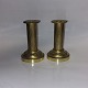 Pair of Empire 
candlesticks in 
brass. Made in 
the first half 
of the 19th. 
Century.  
Fluted ...
