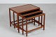 Kurt Østervig 
(1912-1986)
Set of nesting 
tables with 
frames made of
solid teak. 
One ...