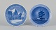 Royal 
Copenhagen, two 
Christmas 
plates.
Years: 1921 
and ...