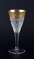 Moser, Czech 
Republic. 
"Splendid" 
liqueur glass.
Crystal glass 
with 24-karat 
gold leaf ...