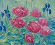 Ole Kielberg 
(1911-1985), 
well listed 
Danish painter.
Oil on canvas. 
Floral ...