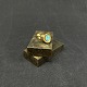 Size 51.
Stamped 585 
for 14 carat 
gold, Silver 
shape. This one 
is not stamped 
OBP for Ole ...