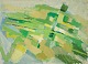 Stig Wernheden 
(1921-1997), 
well listed 
Swedish artist, 
oil on canvas.
Modernist 
landscape. ...