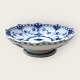 Royal 
Copenhagen, 
Blue fluted, 
Full Lace, Bowl 
on foot #1/ 
1023, 17cm in 
diameter, 6cm 
high, 3rd ...
