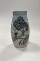 Bing and 
Grondahl Vase - 
Trees by the 
road No. 
8676/247. Oval 
opening. Strong 
contour in the 
...