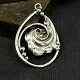 Length 5 cm.
Stamped A. Kr 
830S for 
silver.
Beautiful 
pendant in 
silver 
decorated with 
...
