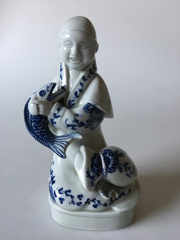 Royal Copenhagen Georg Thylstrup Figurine of Munk with Fish