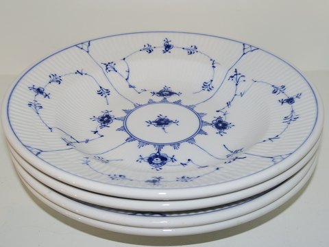 Blue Fluted Plain Hotel PorcelainSoup plate 24 cm. #2245