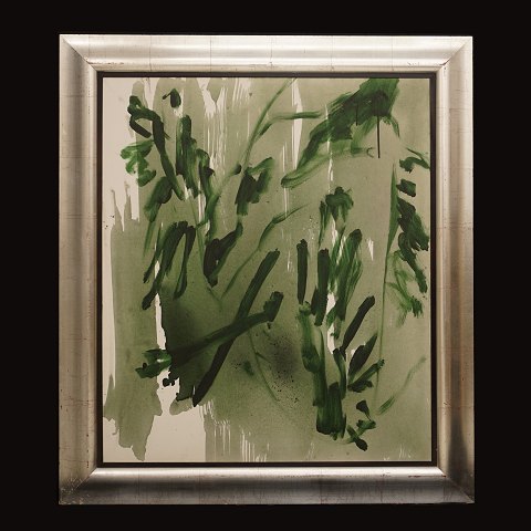 Claus Carstensen, b. 1957. Signed circa 1995. Oil 
on canvas. Visible size: 95x80cm. With frame: 
115x100cm