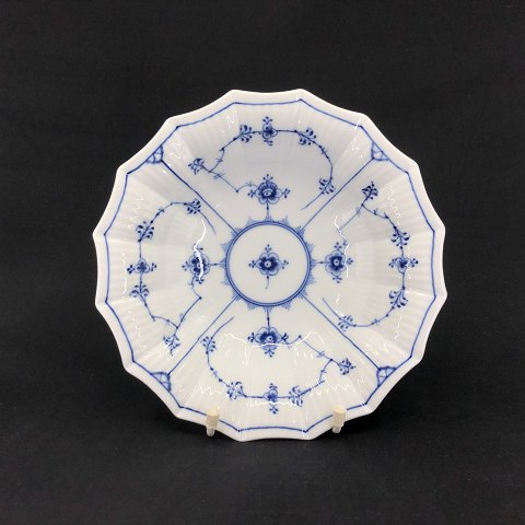 Blue Fluted Plain fluted dish

