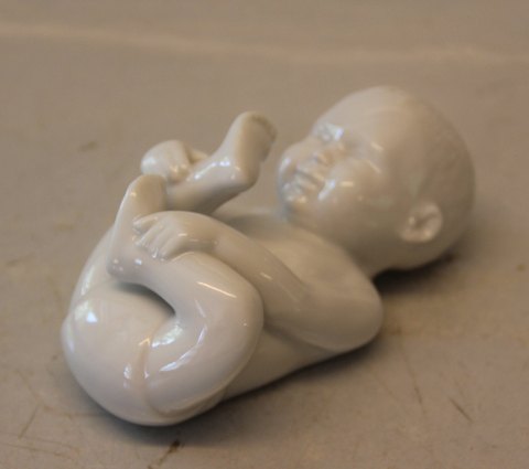 Kongelig Dansk 0031 Kgl. Pludrende Baby,  hvid 6 x 13 cm Allan Therkelsen 
(1249031) 
