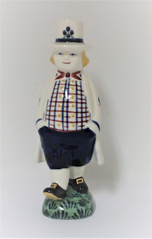 Aluminia Child Help figure. Farmer boy from 1948 (2547). Height 16 cm