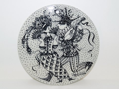 Bjorn Wiinblad art pottery
Black Month plate - February