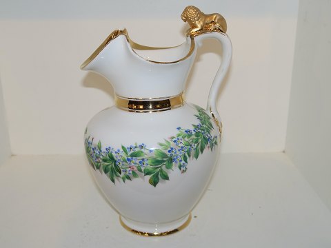 Germany
Chocolate pitcher with lion on handle from 1890-1900