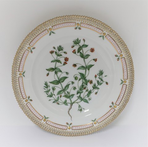 Royal Copenhagen Flora Danica. Dinner plate. Design # 3549. Diameter 25 cm. (1 
quality). Anagallis arvensis L