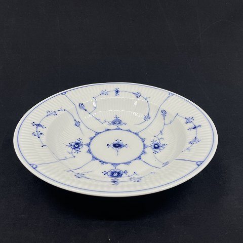 Small Blue Fluted Plain deep plate from the 
1820-1850