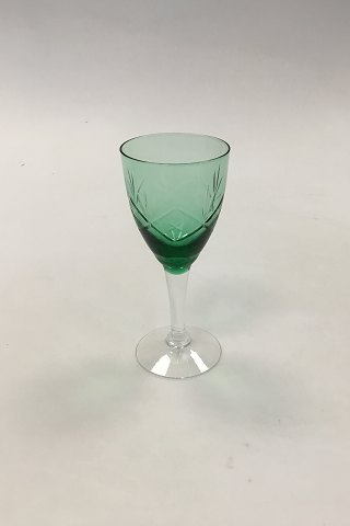 Holmegaard Ulla Green White Wine Glass