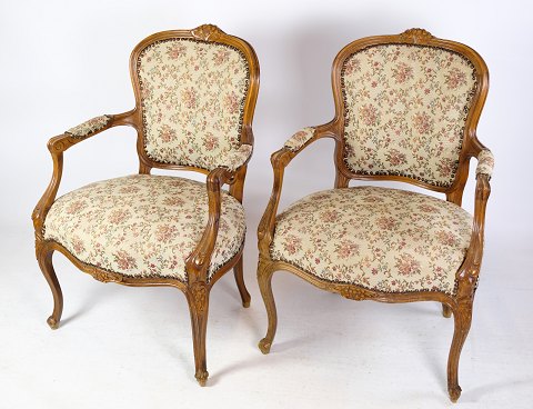 Neo Rococo - Armchairs - Fabric - Light wood - 1930s
Great condition
