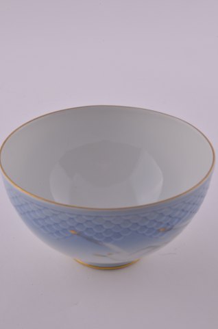 Bing & Gröndahl Seagull with gold Bowl 571