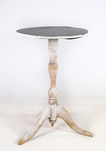 Pedestal table, gray and black, 1920
Great condition
