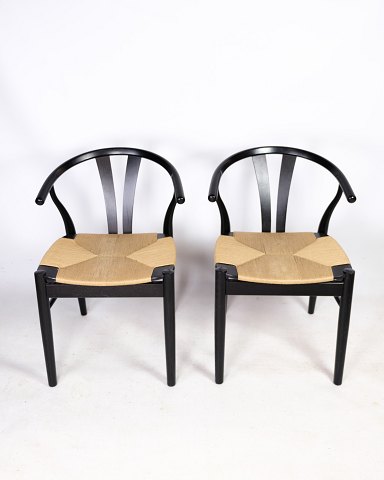 Pair of chairs, Nordic Design, wicker seat, beech wood, Findahl Møbelfabrik
Great condition

