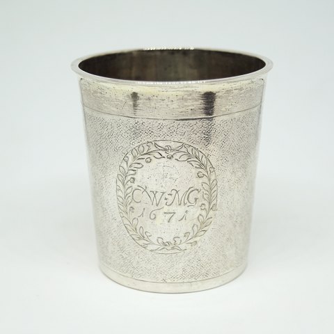 Simon Matthiesen; Danish Baroque silver cup