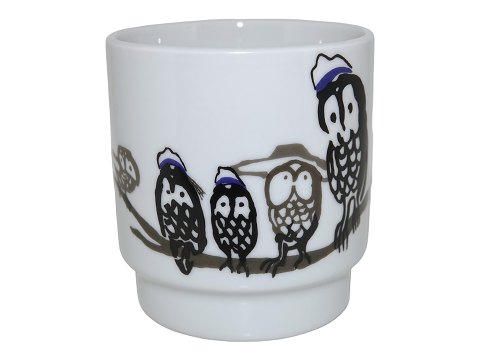 Bing & GrondahlCoffee mug with owls by Helge Refn