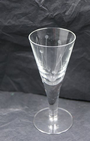 Clausholm Danish glassware. Port wine glasses 12,5cm