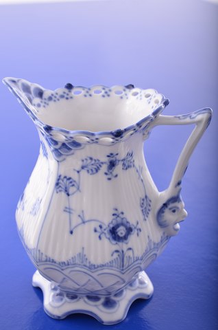 Royal Copenhagen  Blue fluted full lace Cream jug 1032