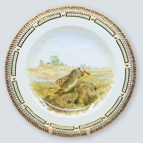Royal Copenhagen, Flora Danica Animal; Dinnerplate 25,5 cm No 3549 Royal Copenhagen, Flora Danica Animal; Dinnerplate 25,5 cm No 3549