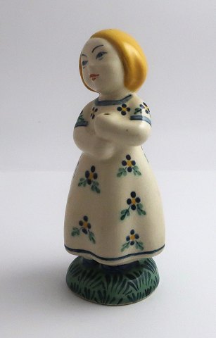 Aluminia figur. Lillesøster (1941). Højde 13 cm