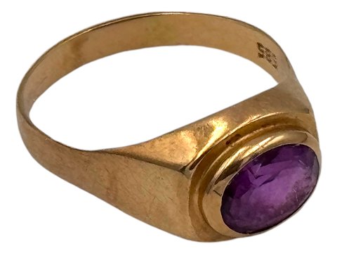 Erik Magnussen 14-carat gold
Ring with amethyst - Size 61