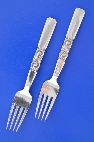 Georg Jensen silver Cutlery Scroll Fruit fork
