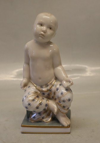 2083 RC Boy on a chair 17 cm Michael Pedersen  Royal Copenhagen