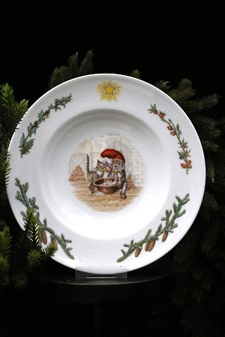 Royal Copenhagen, small deep plate in porcelain with Christmas motif...