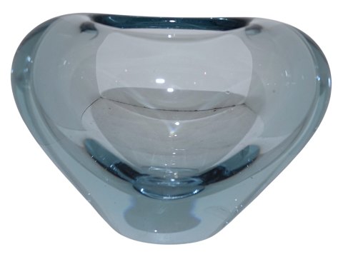 HolmegaardLight blue heart vase from 1959