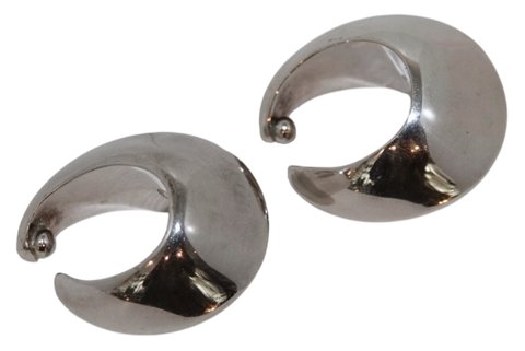 Georg Jensen Large earrings by Nanna Ditzel