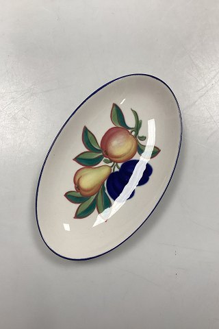 Royal Copenhagen Golden Summer Oval shaped Bowl No. 710