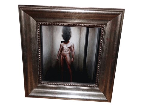 Ville Löppönen
Modern painting of a nude man from 2010