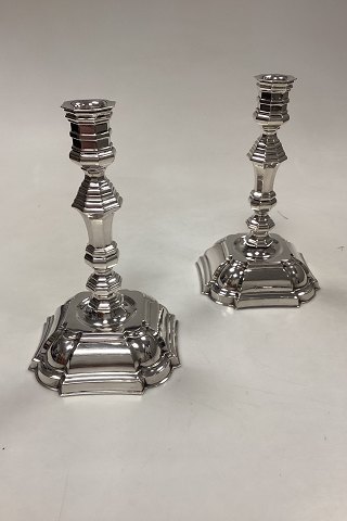 Pair of Silver Plated Candlesticks